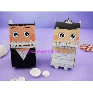   pair/lot wedding decoration wedding candy favor box whole and retail