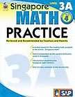 Two Books Grade 4 Level 3A and 3b Singapore Math Practice,