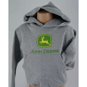  John Deere Grey Youth Hoodie