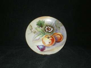   Signed Decorator Fruit Plate with/wall hanger  Handpainted  Japan