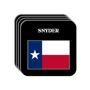 US State Flag   SNYDER, Texas (TX) Set of 4 Mini Mousepad 