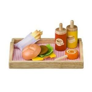   Pretend Picnic Set   Build Your Own Burger with Toppings Toys & Games