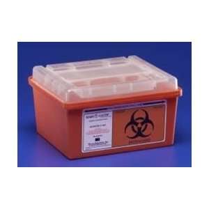 Kendall Multi Purpose Sharps Container; Red with Sliding Lid 1 Gallon 