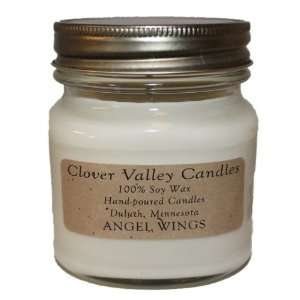  Angel Wings Half Pint Scented Candle by Clover Valley 