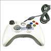 Wired USB Game Controller Joypad for Microsoft Xbox 360 PC White 
