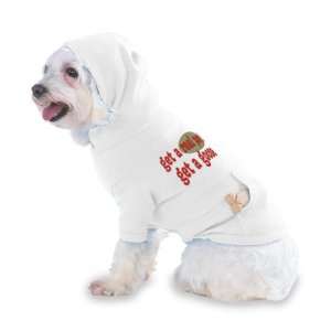   goose Hooded (Hoody) T Shirt with pocket for your Dog or Cat XS White