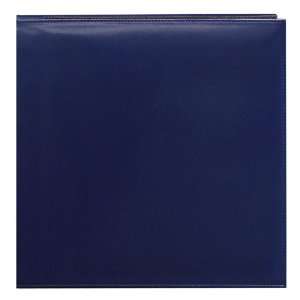 Pioneer 12 Inch by 12 Inch Snapload Sewn Leatherette Memory Book, Navy 