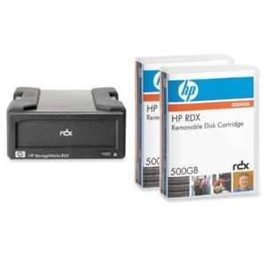  System w/ Removable Disk Cartridge, 500GB, 2 Count   HPRDX500 SYSTEM 