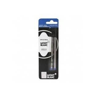  Mont Blanc Refills, Rollerball, Fine Point, Black, Pack Of 