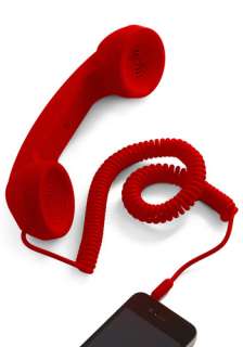 Call to Charm Cell Phone Handset in Red   Red, Solid, Rockabilly
