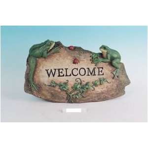   MRC COMPANY 922 05912 Welcome Rock with Frog 20in Length