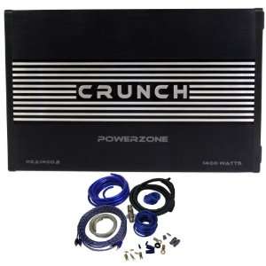  Crunch Pza1400.2 1400 Watt 2 Channel Power Zone Series Car 