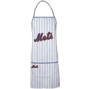  MLB New York Mets White Pinstripe BBQ Apron Sports 