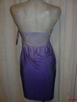 BFS03~NEW NWT MY MICHELLE Purple Ombre Strapless Sequin Accent Tube 