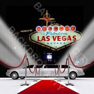 10x20 Club Las Vegas Limo Background Backdrop