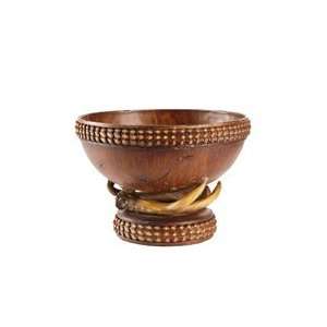  Pinecone Antler Footed Bowl