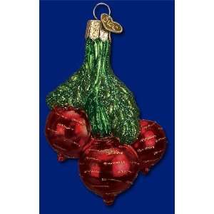  Old World Christmas Glass Ornament Red Beets