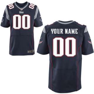 Mens Nike New England Patriots Customized Elite Team Color Jersey (40 