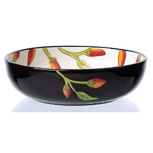  Clay Art Red Chili Serving Bowl