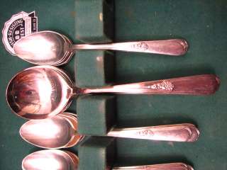 HOLMES & EDWARDS YOUTH SILVER PLATE FLATWARE 48 PC SET  