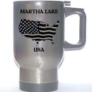  US Flag   Martha Lake, Washington (WA) Stainless Steel Mug 
