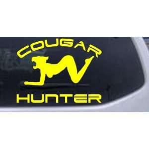  Cougar Hunter Funny Car Window Wall Laptop Decal Sticker 
