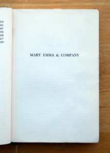 Ralph Moody Mary Emma & Company hc ya novel  