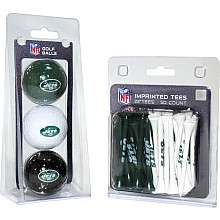 Team Golf New York Jets Imprinted Golf Balls and Tees Set    