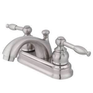   Nickel Knight Double Handle 4 Centerset Bathroom Faucet with Knight L