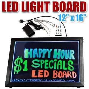  CBI Flourescent LED Neon Lit Electric Dry Erase Menu 