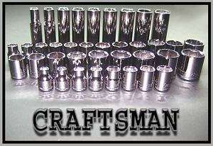 NEW CRAFTSMAN Tools 38pc LOT 3/8 Dr METRIC socket set  