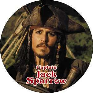   of The Caribbean Cpt Jack Sparrow Button B DIS 0023 Toys & Games