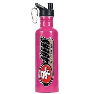  San Francisco 49ers 26oz Pink Stainless Steel Water Bottle 