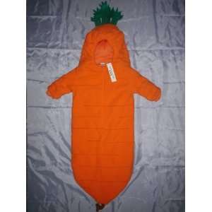   Kids Carrot Baby Bunting Costume Size 3   6 Months 