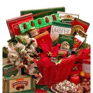 Holiday Grandeur Gourmet Holiday Gift Basket  Grocery 