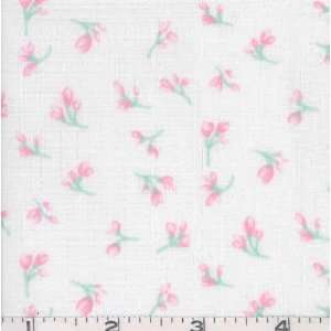  60 Wide Rosy Sprigs Pink Fabric By The Yard Arts 