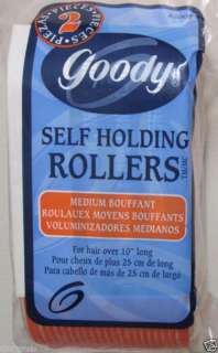   self holding rollers medium bouffant 6 pcs NEW 041457820070  