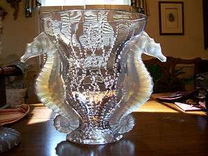 Lalique Poseidon vase. #45 of 99. Very rare  