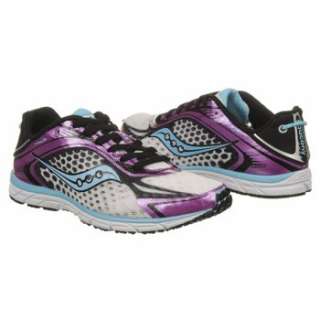 Athletics Saucony Womens Grid Type A5 White/Purple/Black Shoes 