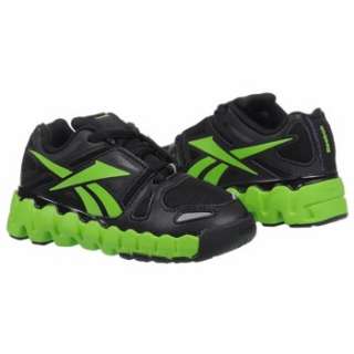 Athletics Reebok Kids ZigDynamic Toddler Black/Green/Silver Shoes 