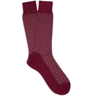    Socks  Formal socks  Embroidered Cotton Blend Socks
