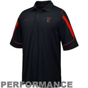    Nike Texas Tech Red Raiders Black Stiff Arm Polo