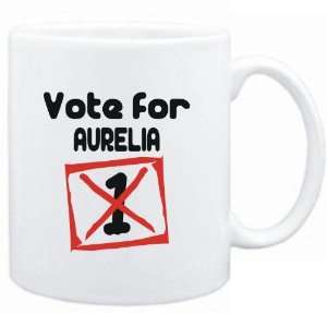    Mug White  Vote for Aurelia  Female Names