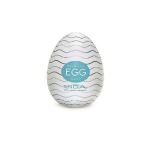  Egg fun Tenga wavy turquoise.