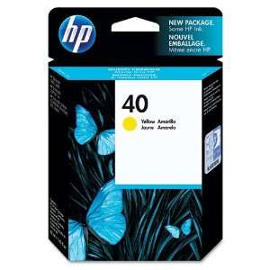  (HP 40) Ink, 1600 Page Yield, Yellow   Sold As 1 Each   Clog free 