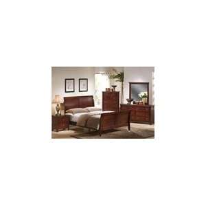  Bryce 6 Piece Bedroom Suite in Cherry Finish by Crown Mark 