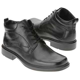 Mens ECCO Berlin Gore Tex Boot Black Leather Shoes 