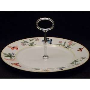 Gorham China Butterfly Menagerie Hostess Tray  Kitchen 