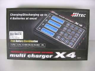 Hitec X4 Four Channel Battery Multi Charger HRC44151  