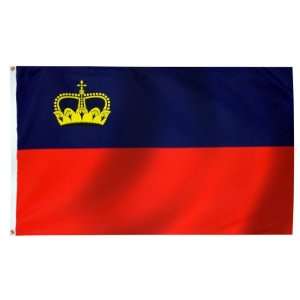  Liechtenstein Flag 3X5 Foot Nylon Patio, Lawn & Garden